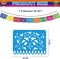 Fiesta Party Decorations Set – Plastic Papel Picado Banner, Hanging Swirls & Honeycomb Centerpieces – Cinco de Mayo Mexican Theme Party Supplies for Taco Party, Birthday & Day of the Dead Decor – Perfect for Mother's Day Card Making Displays